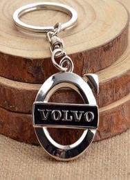 Wholesale 3D Metal Car Logo Emblem Key chain Ring key Holder For V40 V60 S60 LXC60 XC90 Fans Gift7536971