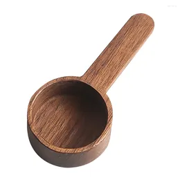 Coffee Scoops Wooden Measuring Spoon Bean Powder Scoop Kitchen Soup Scale Teaspoons Utensils Long Handle