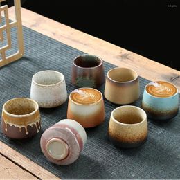 Mugs Kiln Transformation Ceramic Teacup Creative 200ML Retro Drinkware Crude Pottery Office Coffee Cup