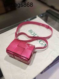 Cassette Venetaabottegs Bag Handbags Designer Purchase Mini Barbie Powder Small Square Silver Leather