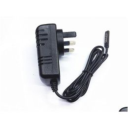 Tablet Pc Chargers Eu/Uk/Us/Au Plug Ac/Dc Adapter 12V 2A Power Wall Charger For Surface 10.6 Rt Windows 8 Drop Delivery Computers Netw Ot7Bx