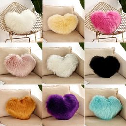 Pillow Cotton Pillowcases Decoration Throw Pillows Heart Sofa H Gift Shaped Home Rustic Decorative