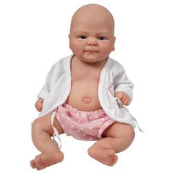 14inch Full Body Silicone Bebe Reborn GirlCocoBoy Doll Soft Lifelike Baby DIY Blank Toys 240312