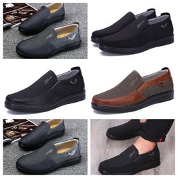 Shoes GAI sneaker sport Cloths Shoes Men Single Business Low Top Shoes Casual Soft Sole Slippers Flat Men Classic Shoe Black comfort soft big size 38-50