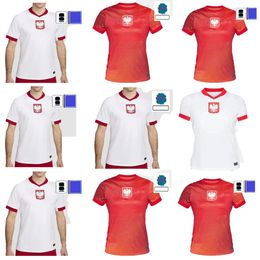 2024 2025 New Polands Lewandowski Soccer Jerseys MILIK Polonia KRYCHOWIAK GROSICKI Zielinski Zalewski Szymanski Polish Football Shirt Men kit