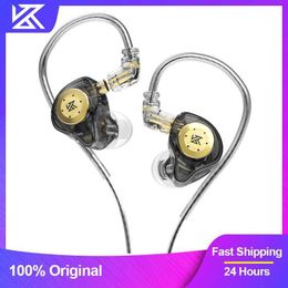 Cell Phone Earphones KZ EDX Pro Dynamic In Ear Monitor HiFi Wired Headphones Bass Stereo Gaming Headphones Noice Cancelling Headset Q240321