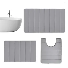 Bath Mats Mat Set Thick Water Absorption Toilet Sets Standing For Restaurants Gyms Hair Salons Bathrooms Homes