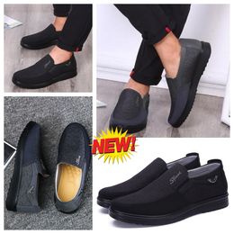 Shoes GAI sneakers sports Cloth Shoe Men Single Business Classics Top Shoe Casual Soft Sole Slipper Flat Leather Men Shoe Black comfort soft size 38-50