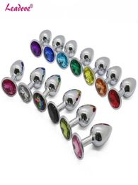 50pcslot Small Size Stainless Steel Crystal Jeweled Butt Plug Boot Beads Me6052236