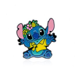 childhood comic movie film game blue elf enamel pins Cute Anime Movies Games Hard Enamel Pins Collect Cartoon Brooch Backpack Hat Bag Collar Lapel Badges
