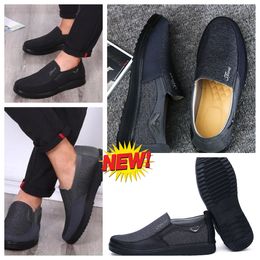 Shoes GAI sneakers sport Cloth Shoes Men Singles Business Classics Top Shoes Casual Soft Sole Slipper Flats Leather Mens Shoe Black comfort softs size 38-50