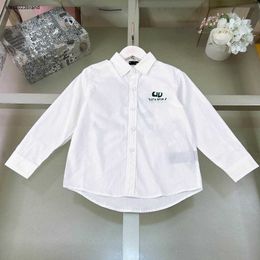 New kids designer clothes Long sleeved baby shirt Size 110-160 CM Front and rear logo printing girls boys Blouses 24Mar