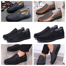 Shoes GAI sneaker sports Cloth Shoe Men Singles Business Low Top Shoes Casual Soft Sole Slippers Flat Men Shoes Black comfort soft big sizes 38-50