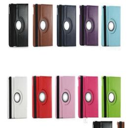 Tablet Pc Cases Bags 360 Degree Rotating Pu Leather Er Case For Ipad 234 Ipad5 Air Smart Stand With Magnet8969782 Drop Delivery Comput Otwez