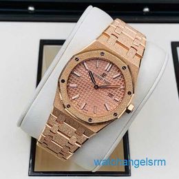 Famous AP Wrist Watch Royal Oak Series Watch Womens Watch 33mm Diameter Quartz Movement Precision Steel Platinum Rose Gold Leisure Female Luxury Watch