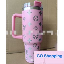 Top 40Oz Cup Vehicle-Borne Cup Large Ice Cups 304 Stainless Steel Thermos Cups Wholesale