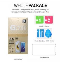 Tempered Glass Screen Protector For iPhone 15 14 13 12 Pro Max 6.7inch SE2 Samsung A53 A54 A73 Revvl V 5G Moto G Stylus 5g 0.33MM 2.5D Protector Film 10 in 1 Paper Box Package1