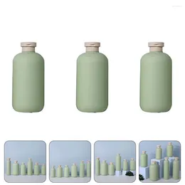 Liquid Soap Dispenser 3 Pcs Shower Gel Bottle Shampoo Sub Holding Bottles Conditioner Lotion Package Container Storage Child