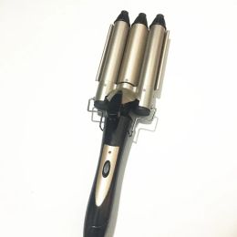 Irons oltage: 110240 v The first three tube cone curling iron Water ripples hair curler beautiful hair clips oltage: 110240 v