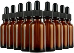 Storage Bottles Eye Dropper Bottle 48 Pack 1oz 30ml Amber Glass With Droppers 2 Funnels For Essential Oils Perfumes