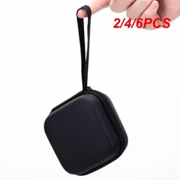 Storage Bags 2/4/6PCS Earphone Box Cable Case Portable Pouch Zipper Hard Bag Headset Headphone Boxes EVA Waterproof USB