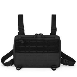 Bags Tactical Hunting Vest Bag Outdoor Molle Military Chest Fanny Pack Pouch Hunting Gear Accessories Belt Shoulder Bag EDC Backpack