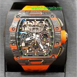 RM Watch Business Calendar Wrist Watch Rm11-03 Automatic Mechanical Watch Rm11-03 Machinery 44.5*50mm Rm1103 Coloured Carbon Side Ntpt Limited
