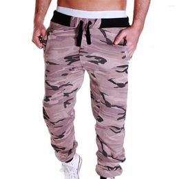Men's Pants 2024 Sweatpants Men Camouflage Elasticity Cargo Drawstring Multi Pockets Bottoms Casual Jogger Trousers