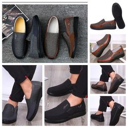 Shoes GAI sneakers sports Cloth Shoe Men Singles Business Lows Top Shoes Casual Softs Sole Slipper Flat Men Classic Shoe Blacks comfort soft big size 38-50