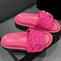 Luxury Slides Slippers Summer Womens Designer Sandals Fashion Slides Shoes Hotel Bath Ladies Sexy Bagshoesf