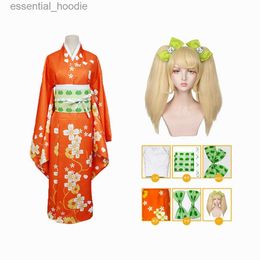cosplay Anime Costumes Dangan ronpa 2 Saionji Hiyokos kimono role-playing has arrived and the complete Dangan ronpa girl Halloween is hereC24321