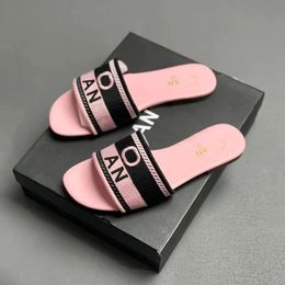 Channel Sandal Chanellies Chanells luxurys Designer Slide slippers outdoor mens sunny sandal Sliders womens loafer sexy Summer weave Casual shoe pool beach Mu LCJ4