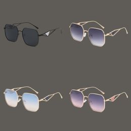 Exquisite Designer-Sonnenbrille für Damen, sonnig, Outdoor-Sonnenbrille, Herren, polarisiert, UV-Schutz, dreieckige Signatur-Brille, trendiger Stil, ga0106 B4