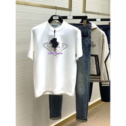 Men's T-shirt designer T-shirt casual summer short sleeved shirt men's casual round neck short sleeved T-shirt women's clothing letter pattern decoration logo 2004