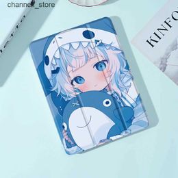 Tablet PC Cases Bags Anime girl Case For iPad 9th/ 8th/ 7th Generation 10.2 inch CaseFor MiNi 4/5/6 Coverwith Pencil HolderAuto Wake/Sleep CoverY240321Y240321