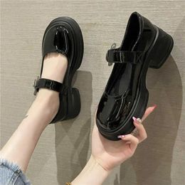 Dress Shoes Patent Leather Kawaii Girl Basketball Woman Low Heel Women's With High Heels Sneakers Sports Lowest Price