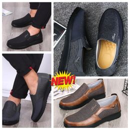 Shoes GAI sneakers sport Cloth Shoe Men Singles Business Classics Top Shoes Casual Soft Sole Slipper Flats Leather Men Shoe Black comfort soft size 38-50