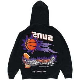 Warren High Street Suns Basketball Hoodies Hoodies Hoodies Lotas Mens Fashi