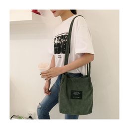 New Ladies Duty Canvas Tote Bag Handmade Cotton household School Travel Women Folding long Shoulder strap Shopping Bags women315q