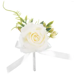 Decorative Flowers Dress Wedding Corsage Bridegroom Decor Boutonniere For Decoration Cloth Decorations