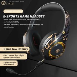 Cell Phone Earphones A2 Gaming Headset Studio V5.1 Wireless Headphones Stereo Headphones with Microphone Suitable for Laptop 4 Xbox One Gamer Q240321