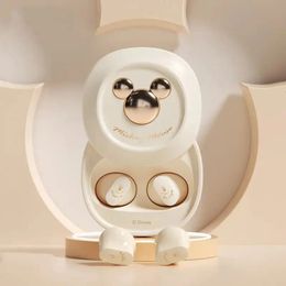 TWS Mickey Sliding Cover Wireless Bluetooth Earphones D68 HIFI Stereo Sound HD Call Headsets Long Endurance Noise Reduction ANC Earbuds