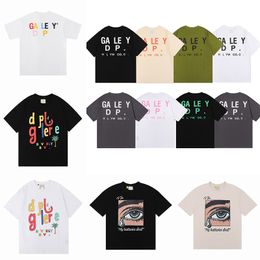 T-shirts Gelleries Mens Women Designer T-shirt Summer Fashion Casual Classics Alphabet Printed Dapts T-shirt Luxury clothing Short sleeved