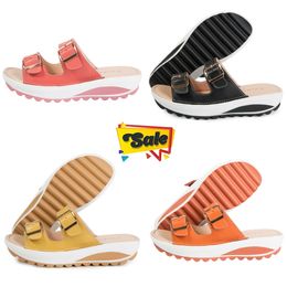 NEW Positive Resistant double-breasted casual women's sandals wear casual shoes outside the home Sandals Slipper GAI