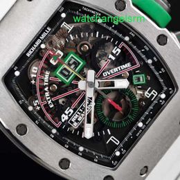 RM Watch Business Calendar Wrist Watch Rm11-01 Mancini Limited Edition Unique Ball Game Chronometer Titanium RM1101
