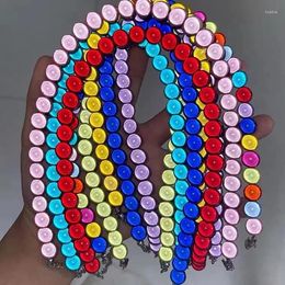 Choker Y2k 90s Aesthetic Multicolor Reflective Pearl Beaded For Women Harajuku Trend Cool Necklace Hip Hop Rock Punk Jewellery