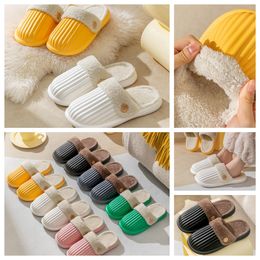 Designer Slides Women Sandals Pool Pillow Heels Casual slippers for spring autumn Flat Comfort Mules Padded Front Strap Shoe GAI White yellow Hot sales