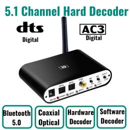 Speakers Decoder 51 With Bluetooth Receiver For Headphone&Amplifier&Speaker DAC Wireless Audio Adapter Optical Coaxial USB Disk DTS AC3