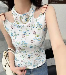 Summer Womens T-Shirt Patchwork vest Advanced version trendy Clothing letter Graphic Print couple Fashion cotton Round neck Short sleeve tops tees