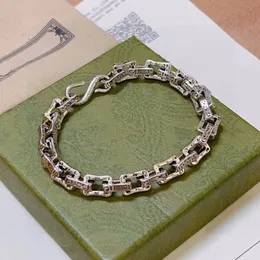 Classic bangles designer bracelet double Titanium Skeleton Steel Cuff fashion bangle skull bracelet Mens cool women men sliver bracelets Jewelry Gift g